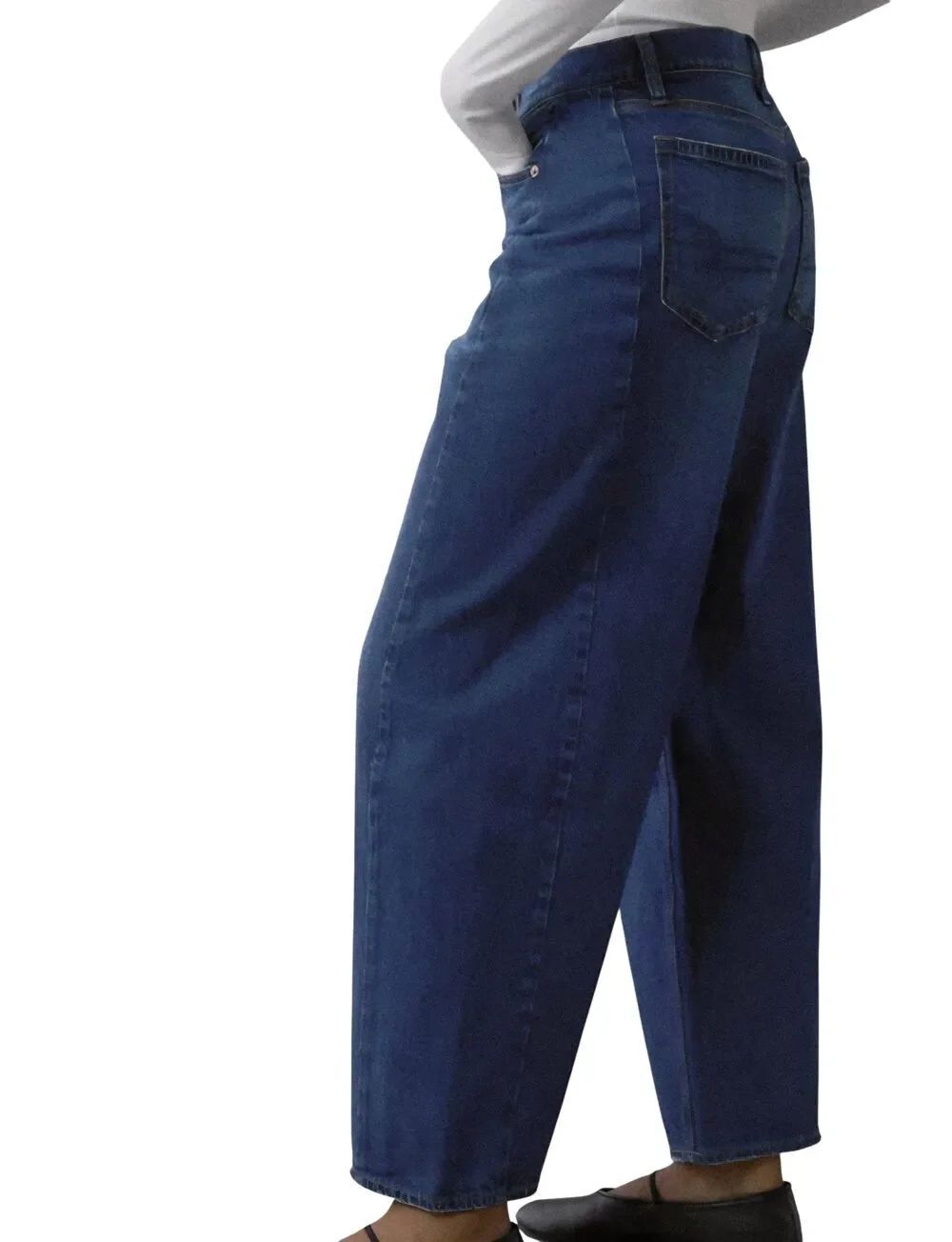 American Eagle Jeans Women's 00 Blue Dreamy Drape Strigid Barrel Soft